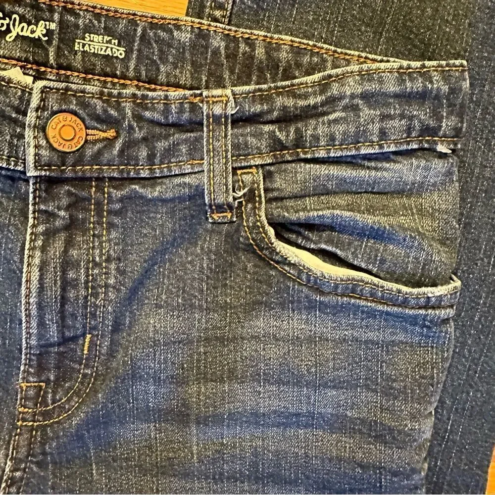Cat & Jack bootcut Jeans Medium Wash  Ultimate Stretch Faded size 16
